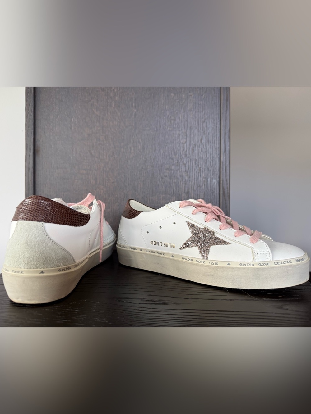 NEVER WORN Golden Goose Hi Star Classic With Spur